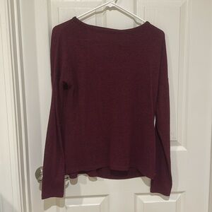 Betsey Johnson heathered maroon sweater